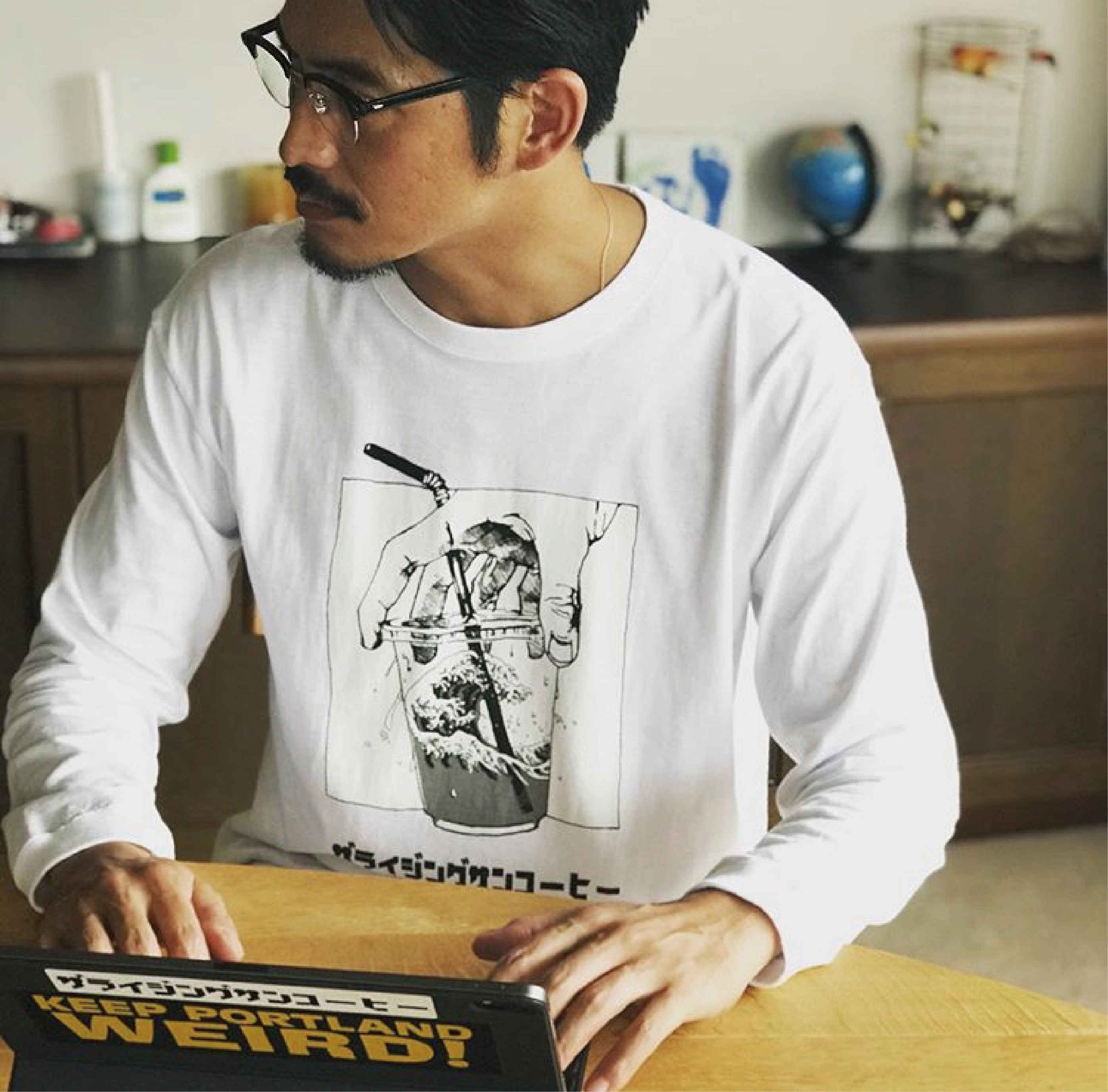 TRSC ORIGINAL ILLUSTRATION LONG TEE